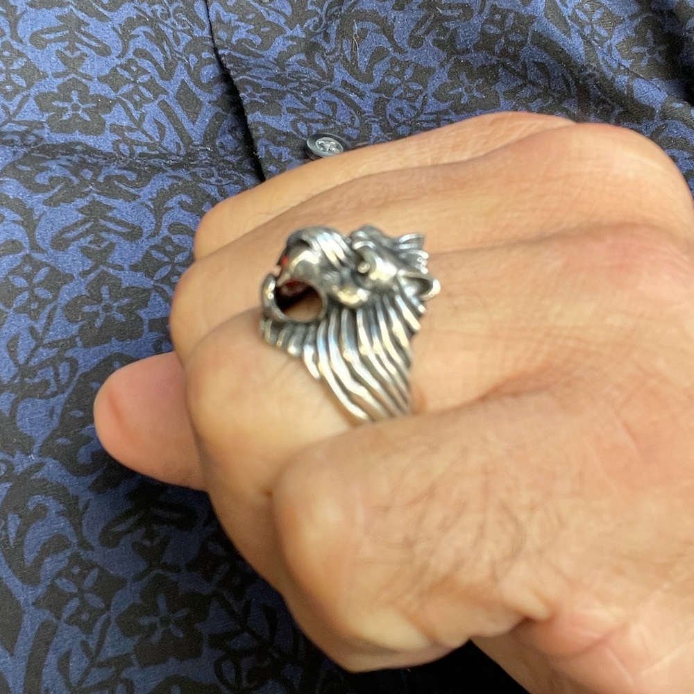 Lion Head Ring - image 2